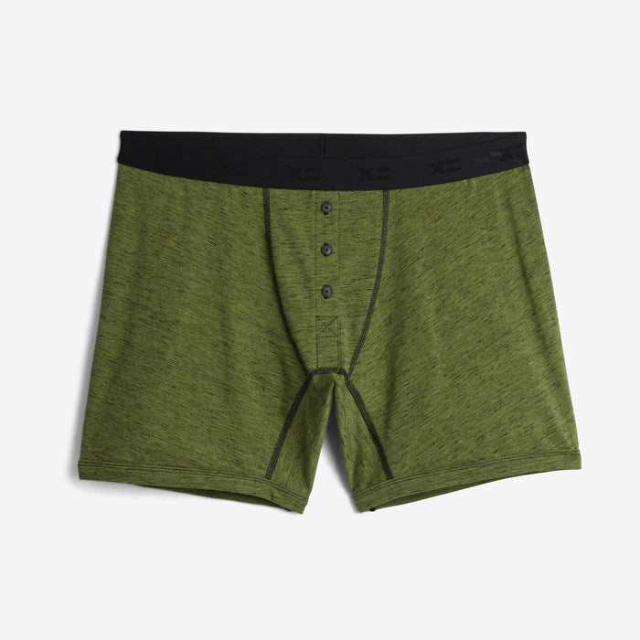 6" Fly Boxer Briefs - Forest Heather