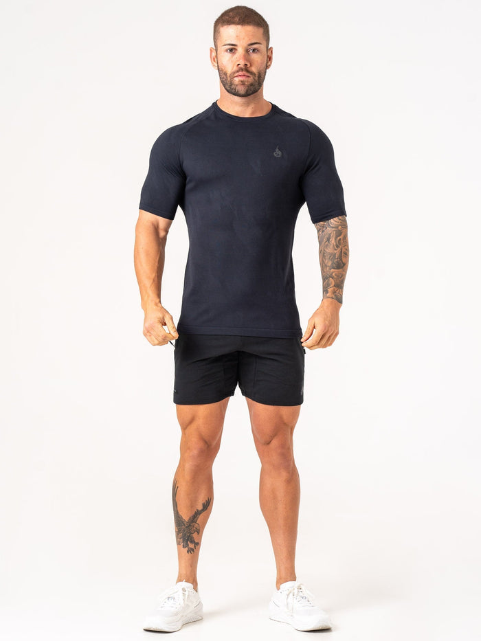 Aero Core Seamless T-Shirt - Black Clothing Ryderwear