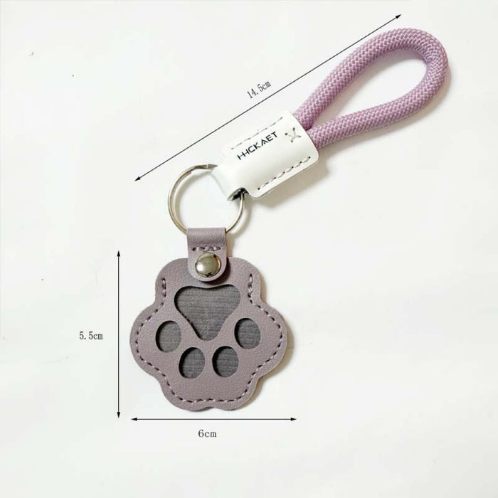 Always Beside You Custom Pet Portrait Keepsake Keychain Set