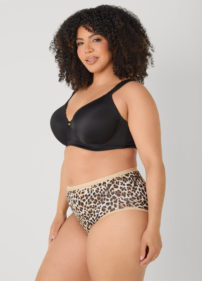 Animal Print Stretch Cotton Briefs