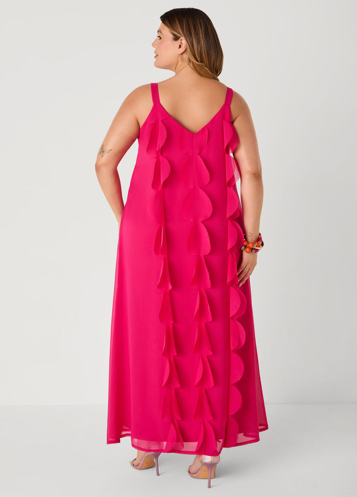 Applique Embellished Maxi Dress