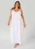 Appliqued Maxi Dress