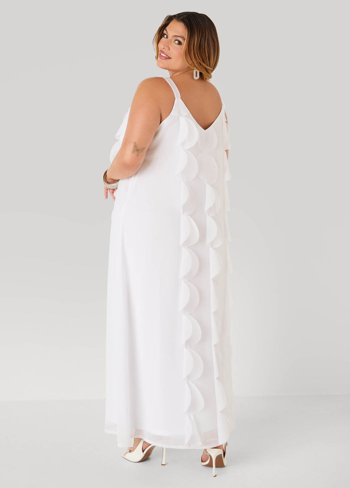 Appliqued Maxi Dress
