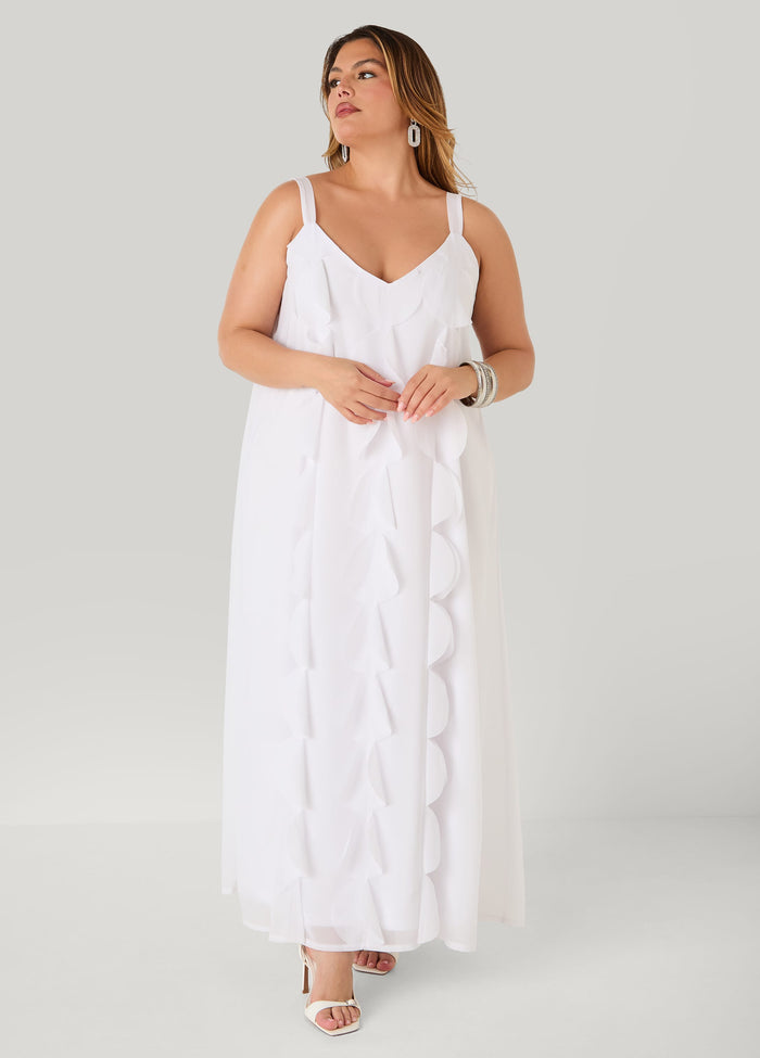 Appliqued Maxi Dress