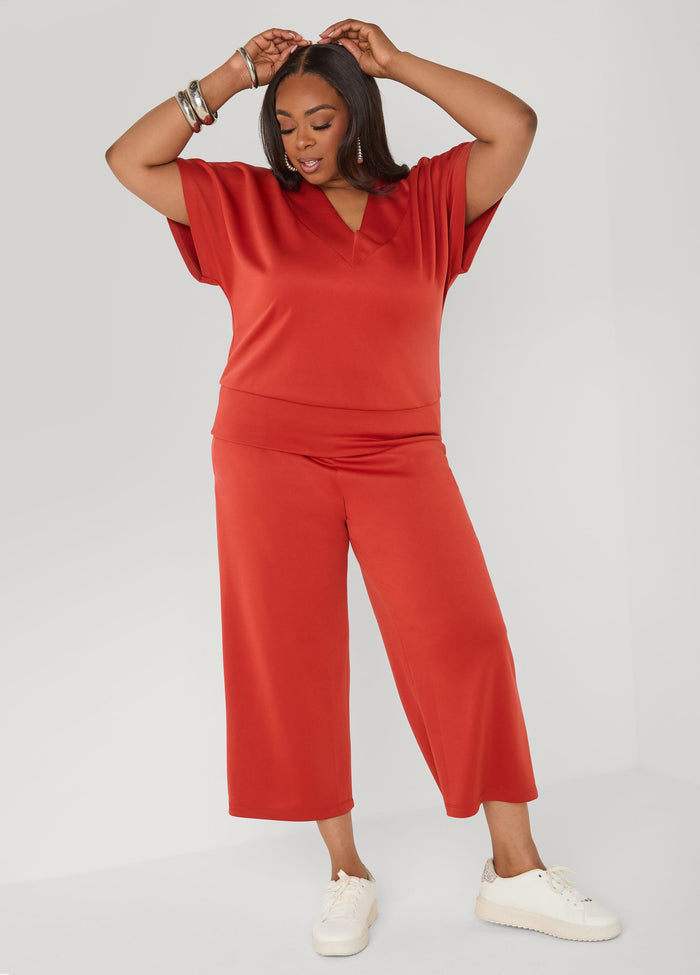 Scuba Cropped Pants