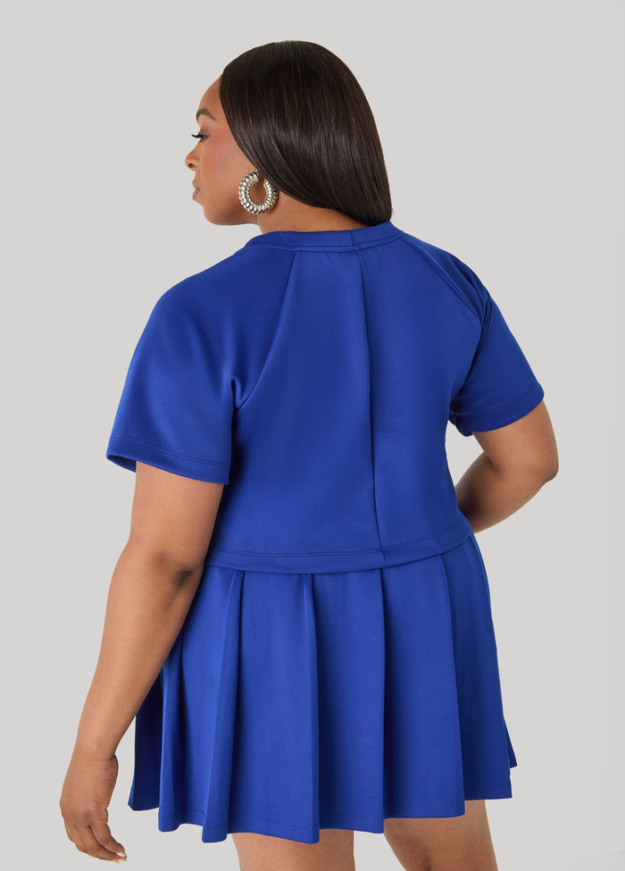 Athletic Knit Cropped Tee