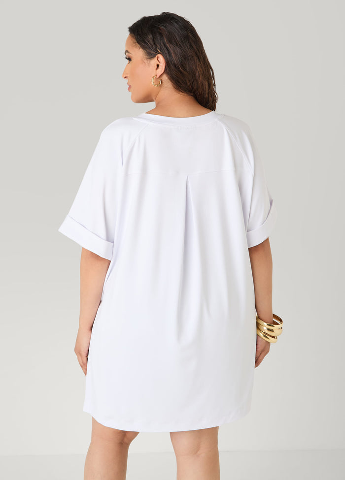 Athletic Knit Side Split Top