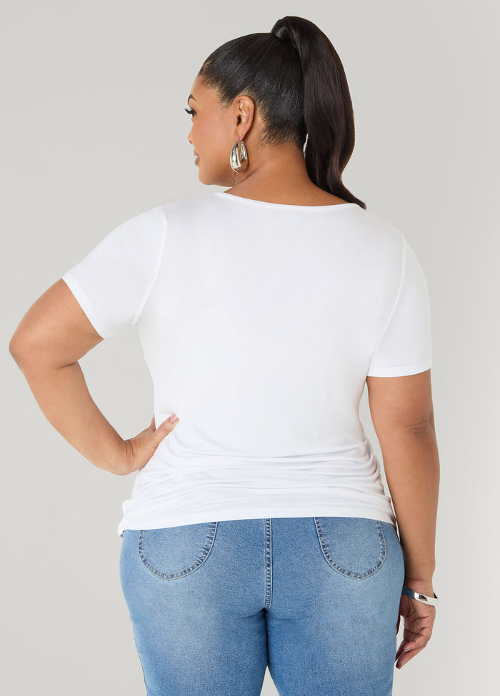 Basic Crewneck Jersey Tee