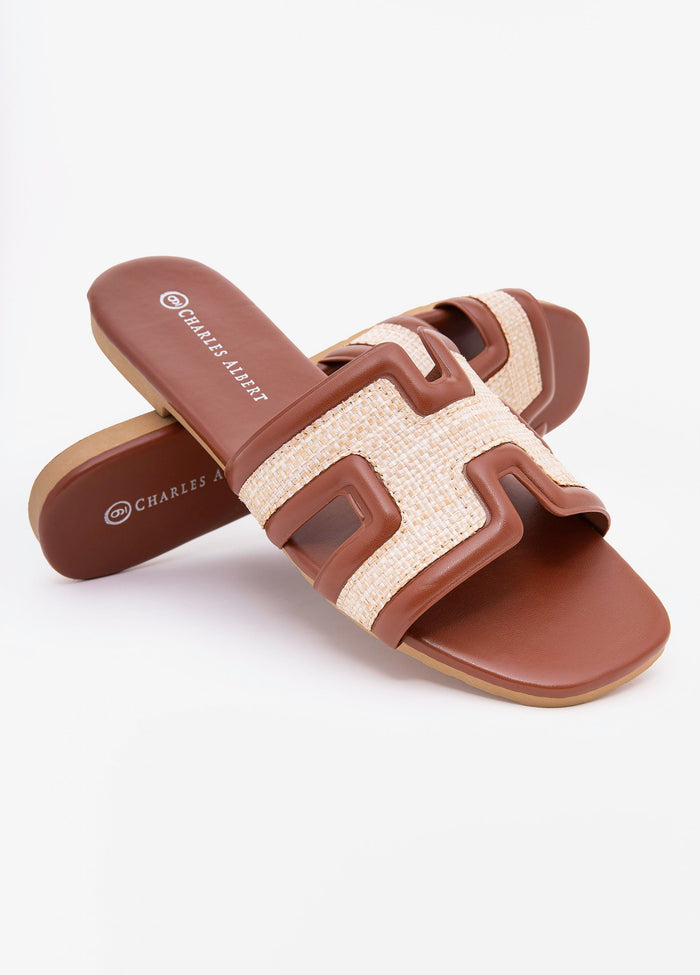 Basketweave Mules