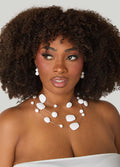 Beaded Necklace And Earrings Set