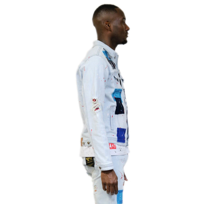 Blush Premium Washed Denim Jacket
