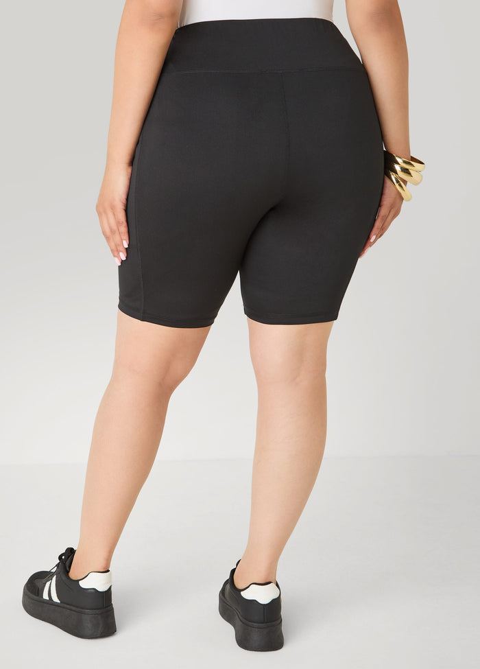 Cell Phone Pocket Biker Shorts