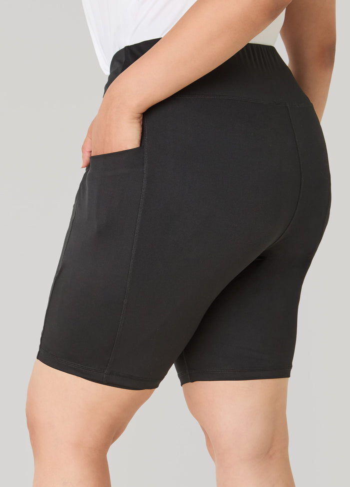 Cell Phone Pocket Biker Shorts