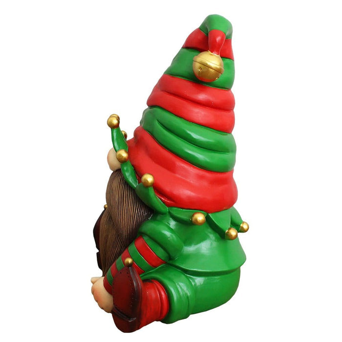 Cheerful Elf Gnome Figurine