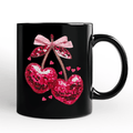 Cherry Heart Ceramic Mug
