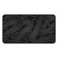 Contour Lines Meet Doodle Mouse Pad