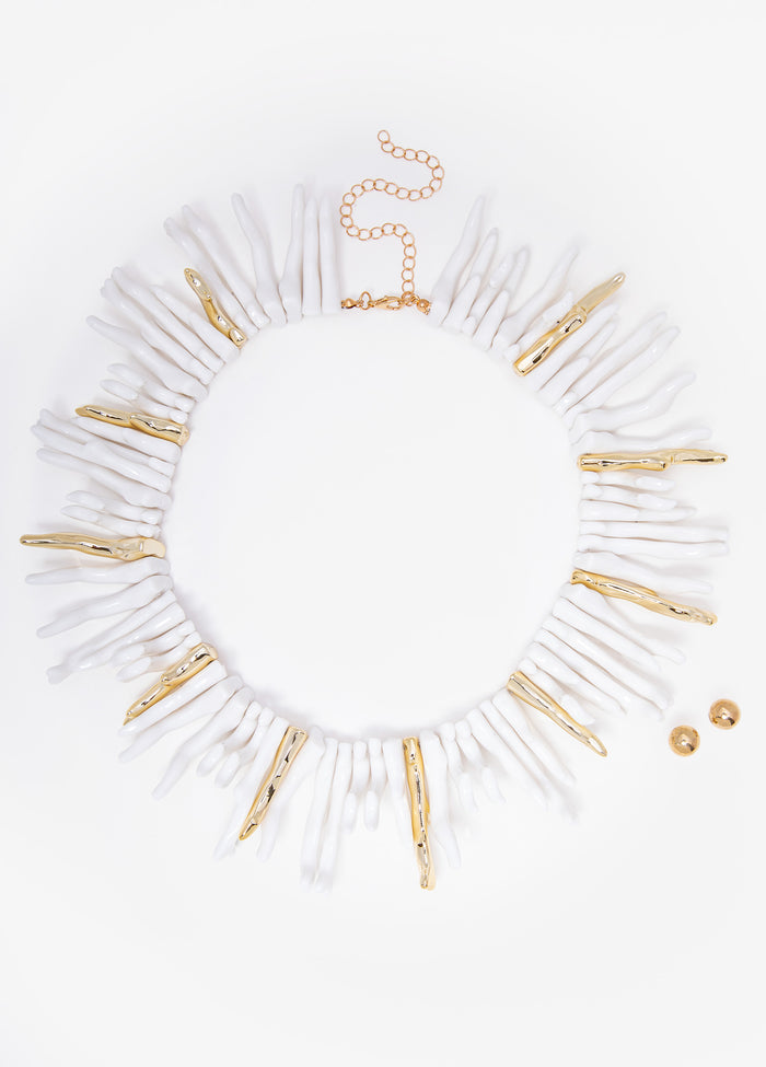 Coral Necklace Set