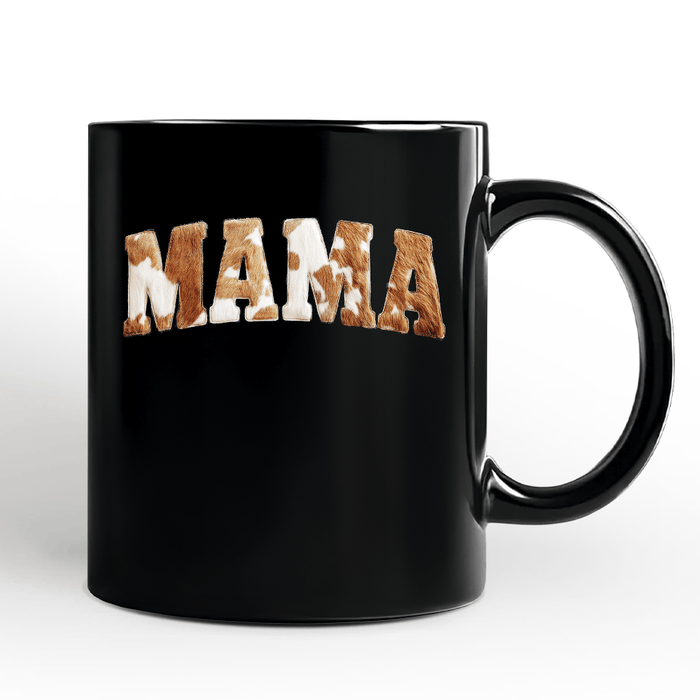 Cow Print Mama Ceramic Mug