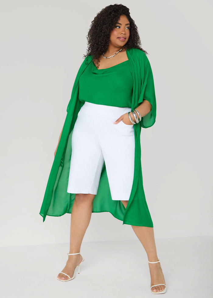 Cowl Neck Crepe Cami