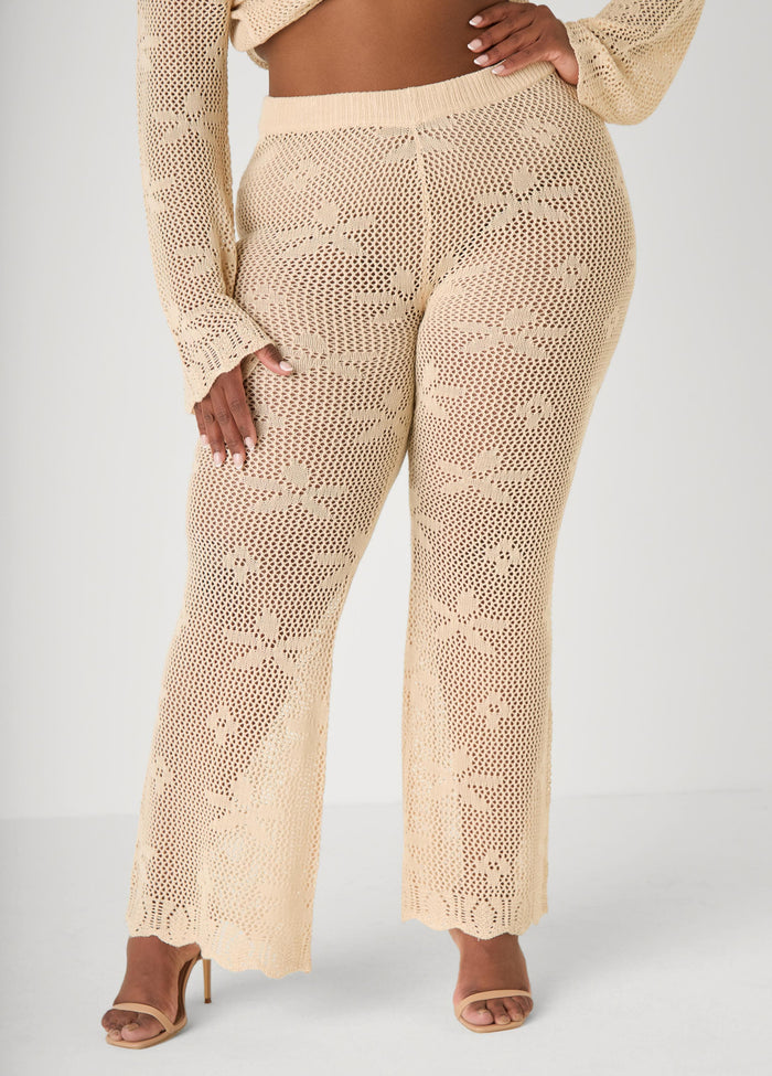 Crochet Wide Leg Pants