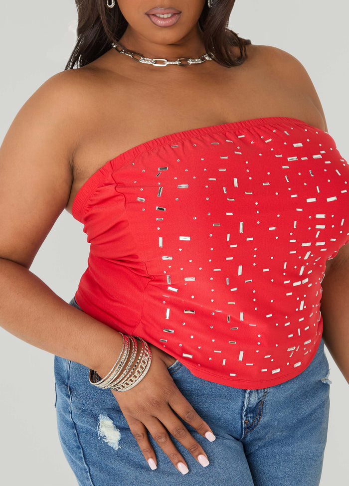 Crystal Tube Top