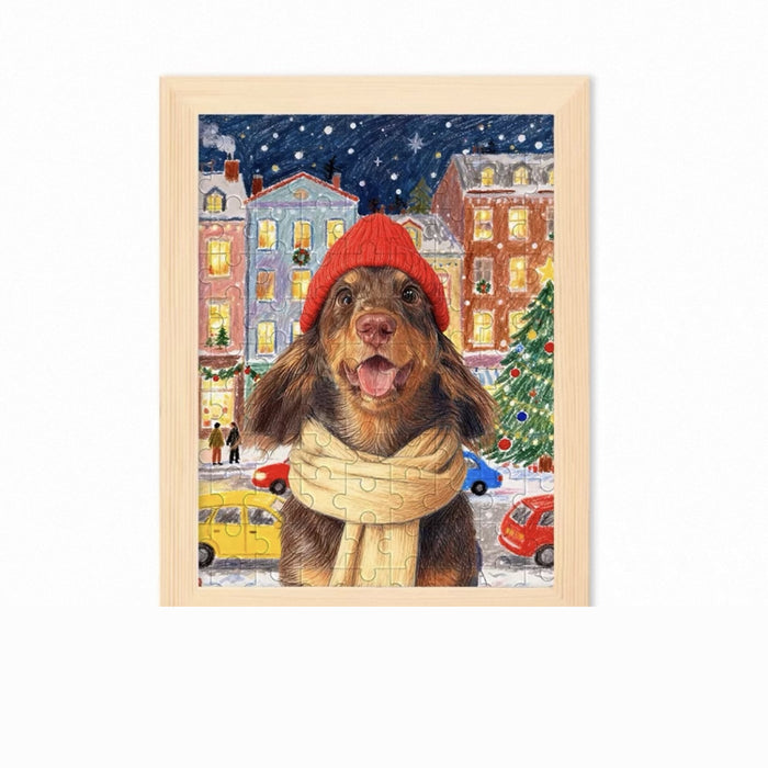 SoulPaw custom pet puzzle winter design