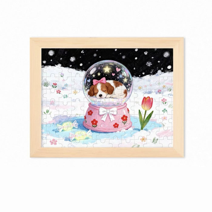 SoulPaw custom pet puzzle snow globe design
