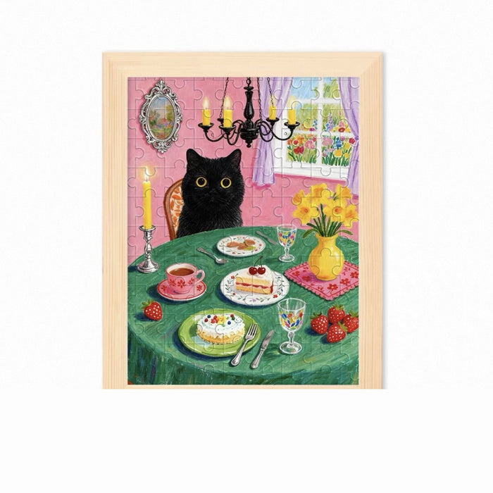 SoulPaw custom pet puzzle tea time design