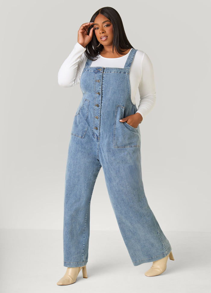 Denim Boyfriend Overalls
