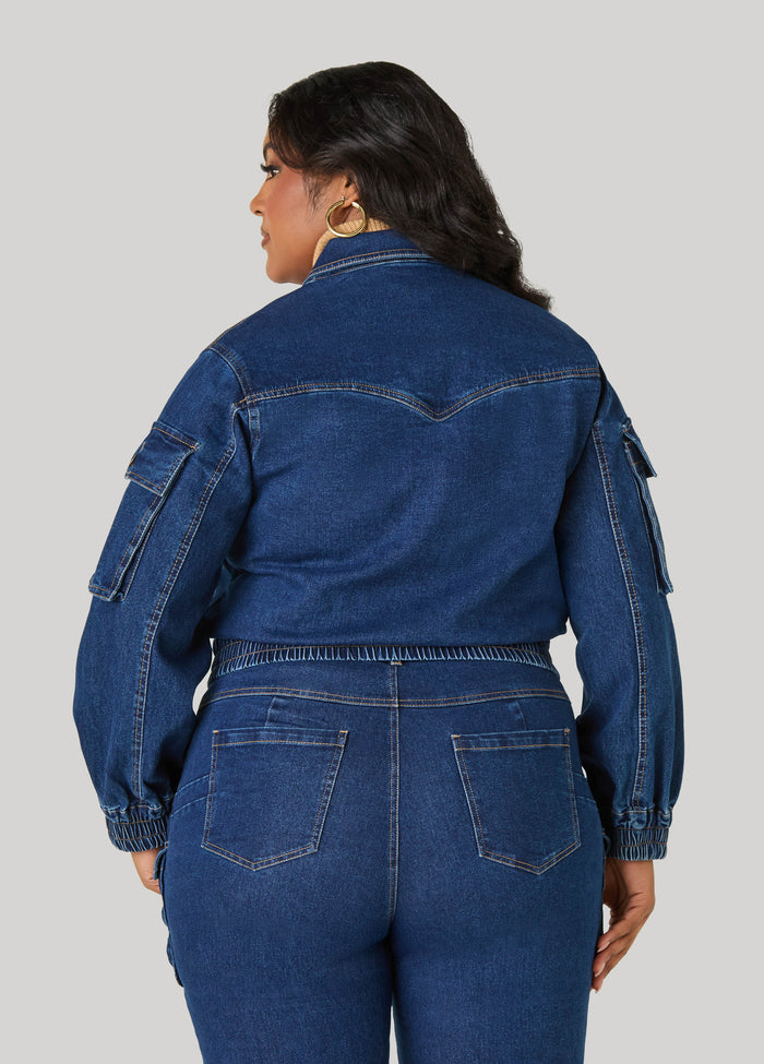 Denim Cargo Jacket