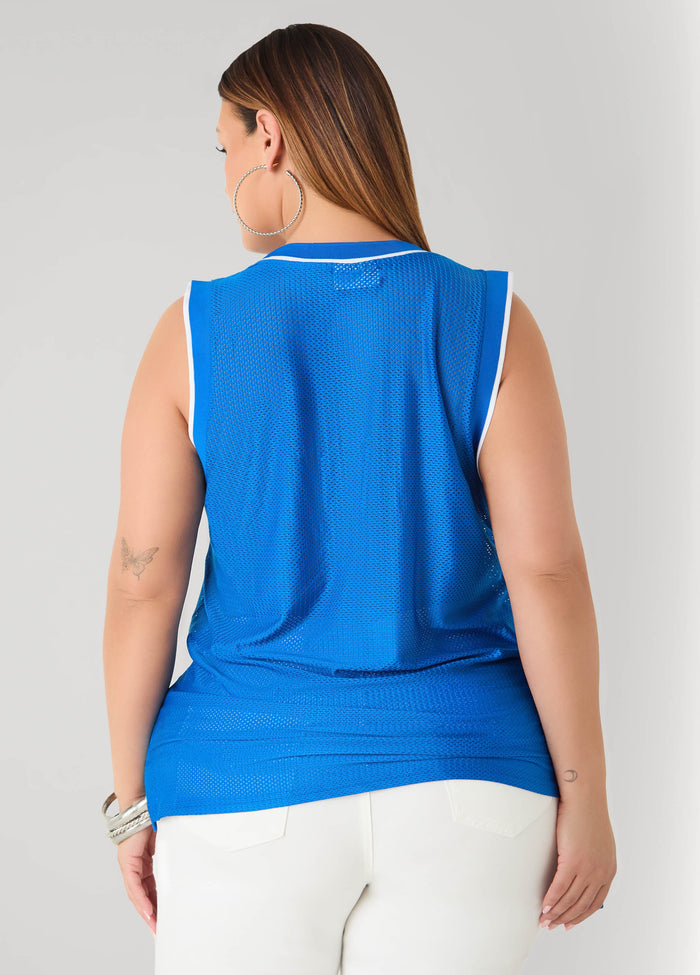 Drawstring Basketball Jersey