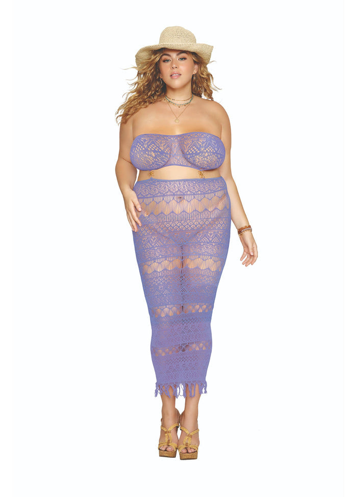 Dreamgirl Cutout Tassel Gown