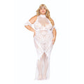 Dreamgirl Lace And Fishnet Lingerie Gown