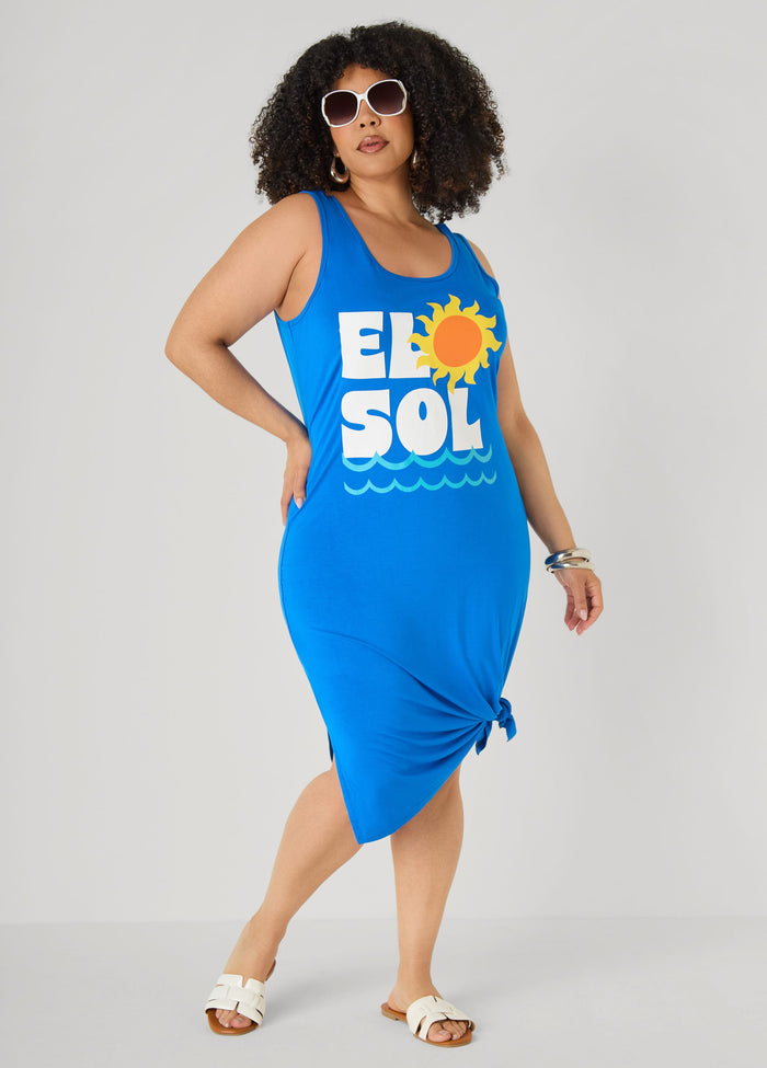 El Sol Midi Tank Dress