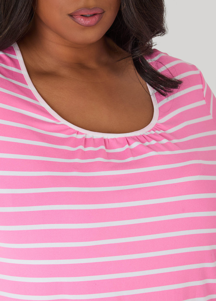 Ellen Tracy Striped Sleepshirt