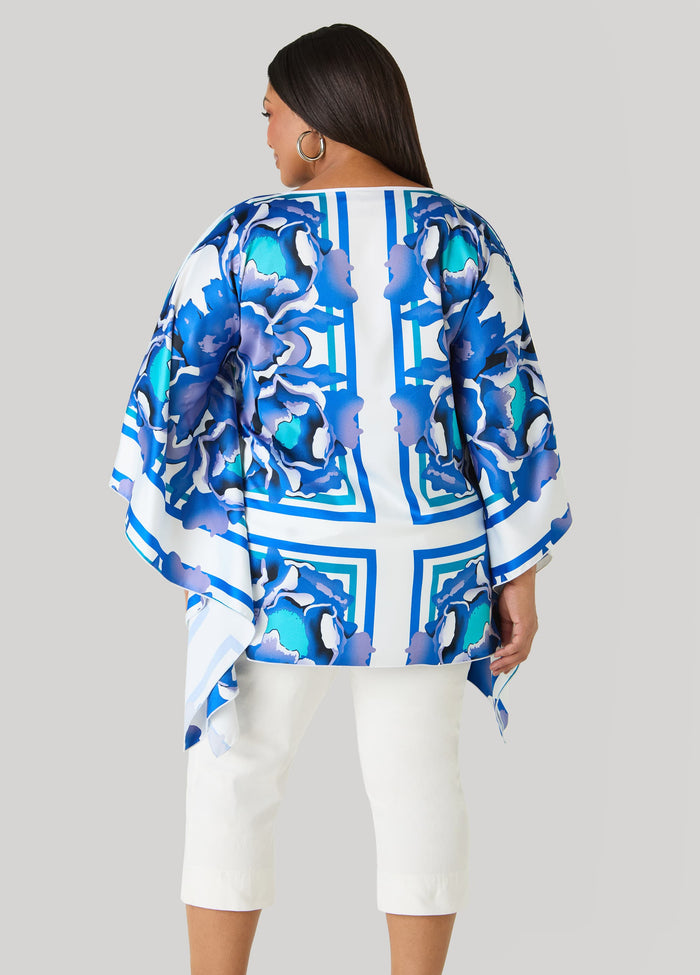 Floral Satin Tunic