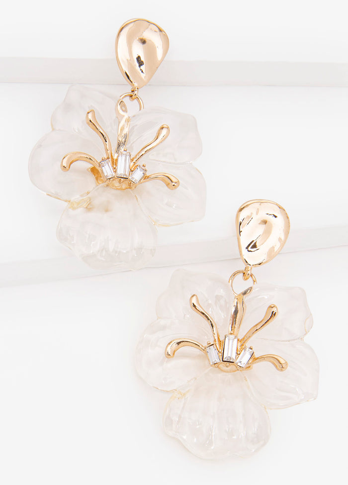 Flower Drop Earrings