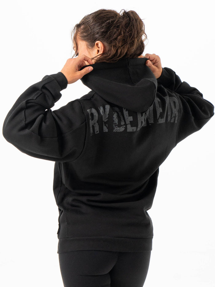 Force Hoodie - Black Clothing Ryderwear