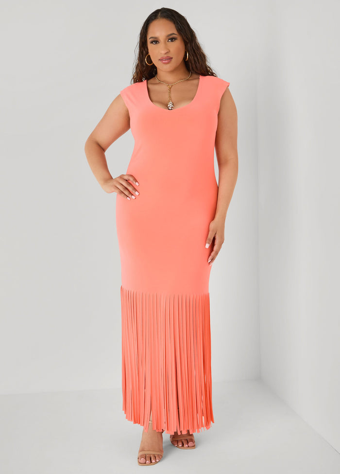 Fringed Maxi Dress