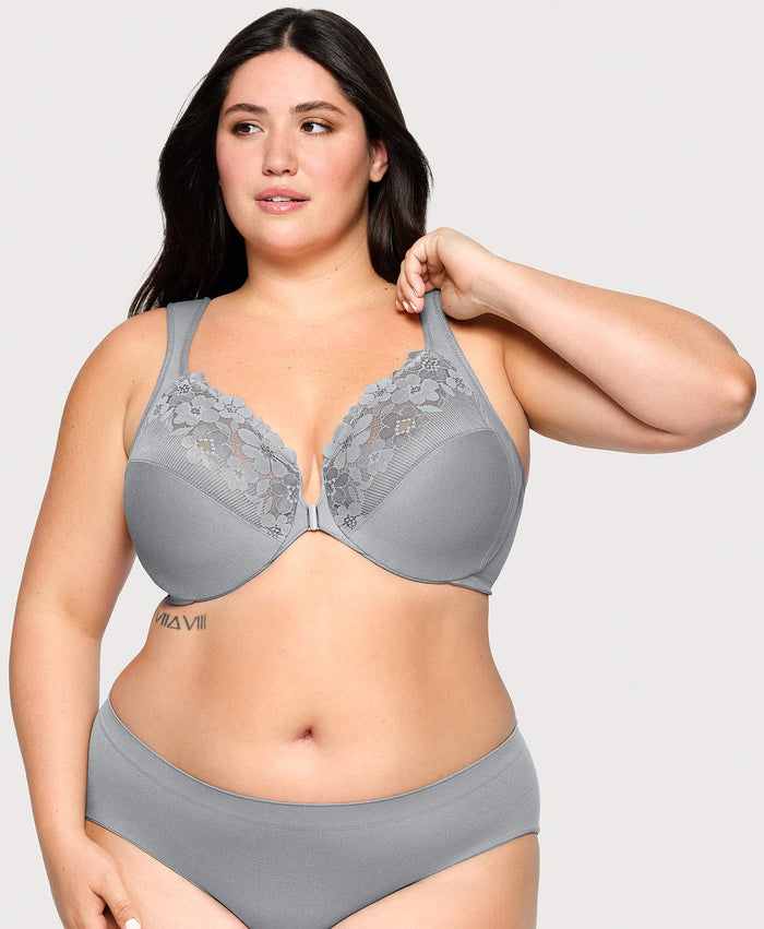 Front-Closure Cotton WonderWire Bra