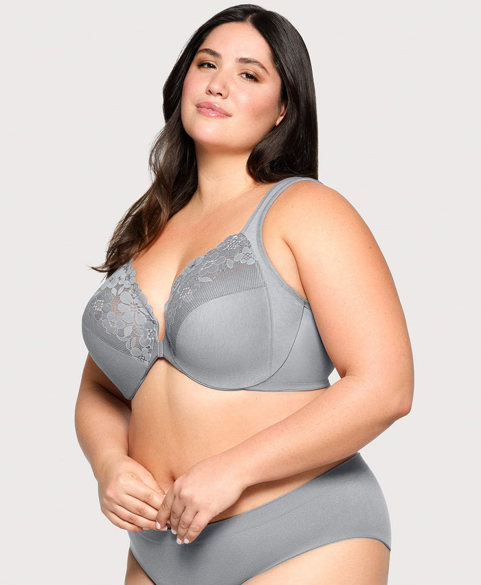Front-Closure Cotton WonderWire Bra