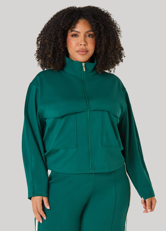Funnel Neck Track Jacket