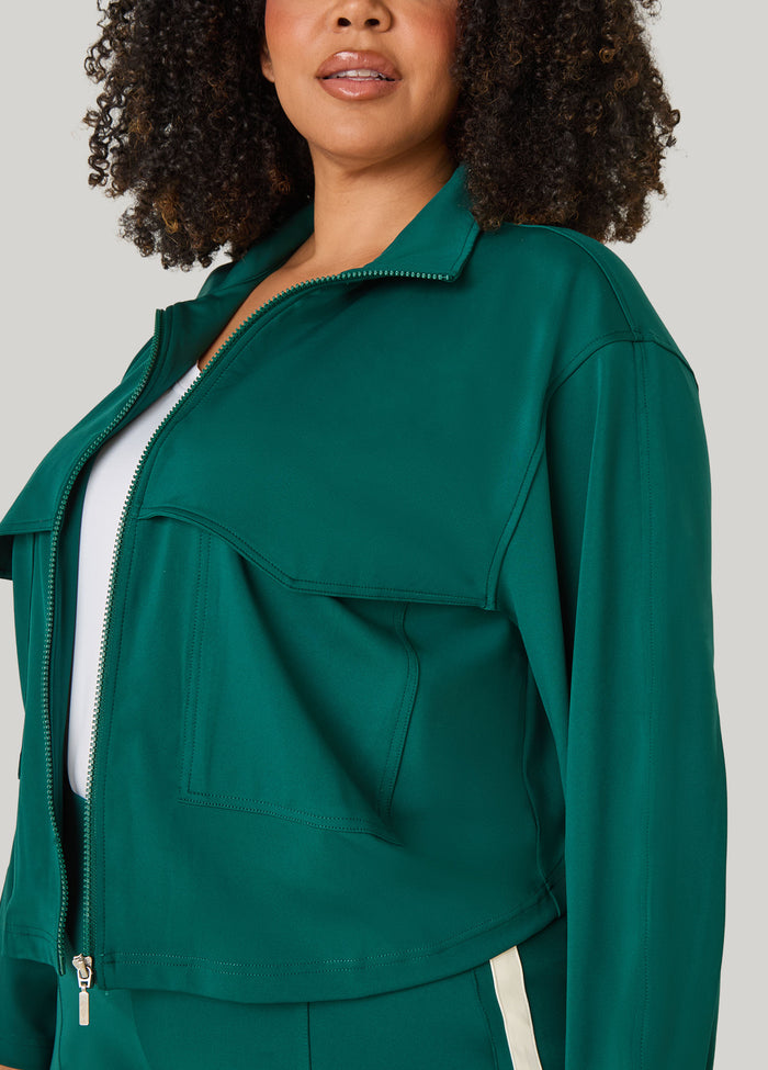 Funnel Neck Track Jacket