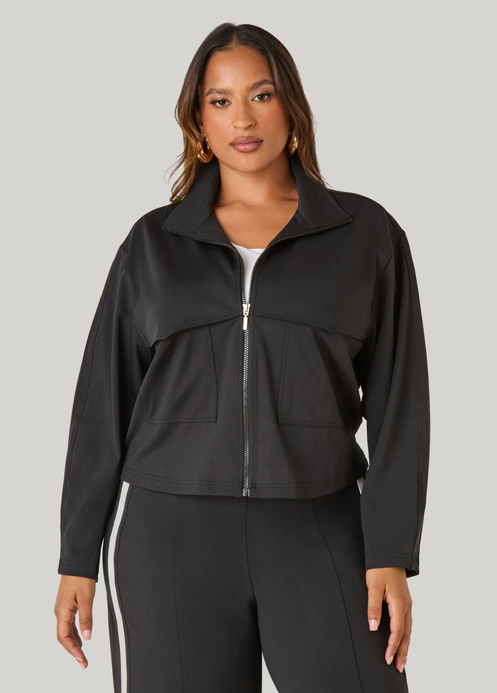Funnel Neck Track Jacket