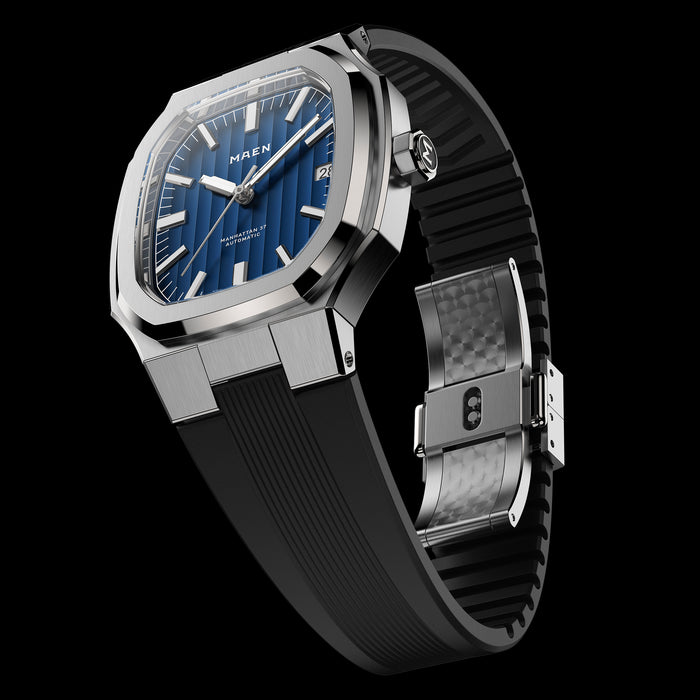 HALF M37 BLACK INTEGRATED FKM STRAP