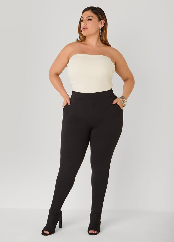High Waist Ponte Leggings