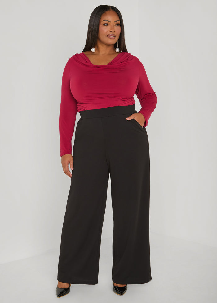 High Waist Wide Leg Pants