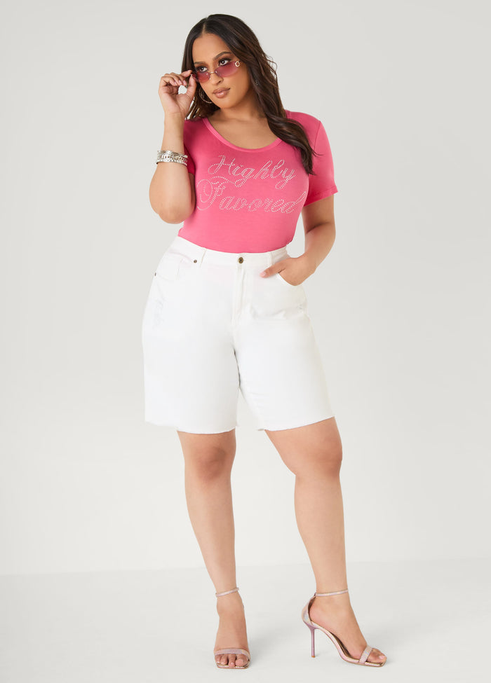 Highly Favored Crystal Tee