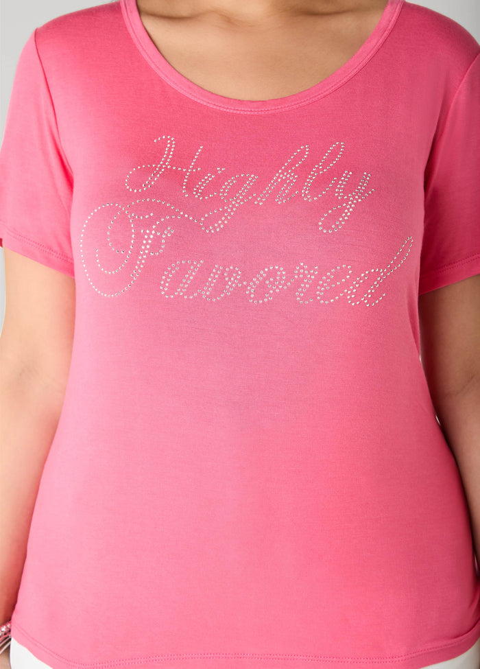Highly Favored Crystal Tee