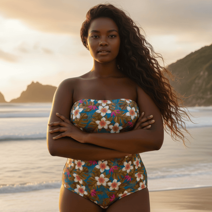 InstantFigure Hawaii Bandeau Swimsuit